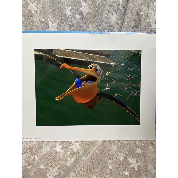 Walt Disney Pictures Pixar Finding Nemo Lithograph Set Of 4 - Picture 3 of 6